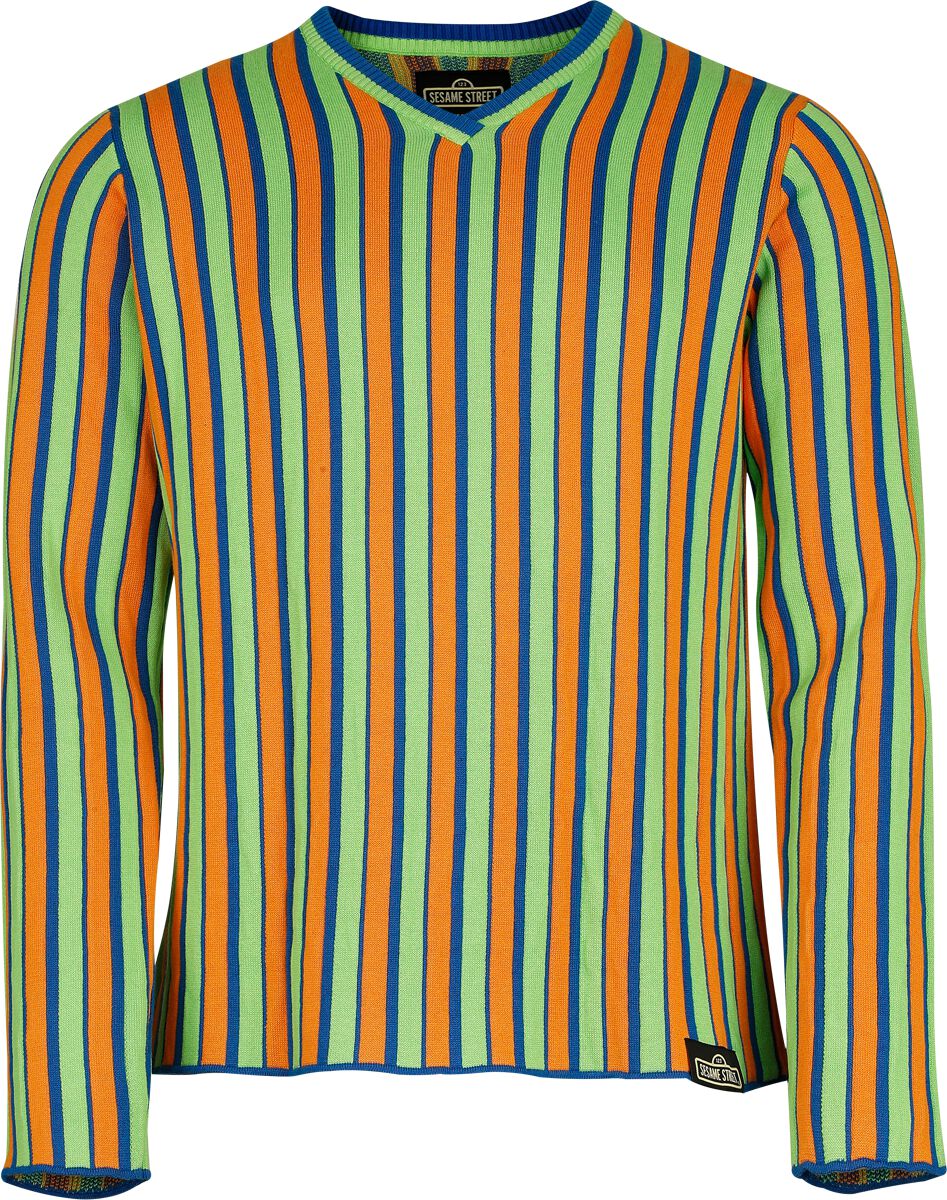 Pull tricoté  de Sesame Street - Bert - S à 3XL - pour Homme - multicolore - Sesame Street