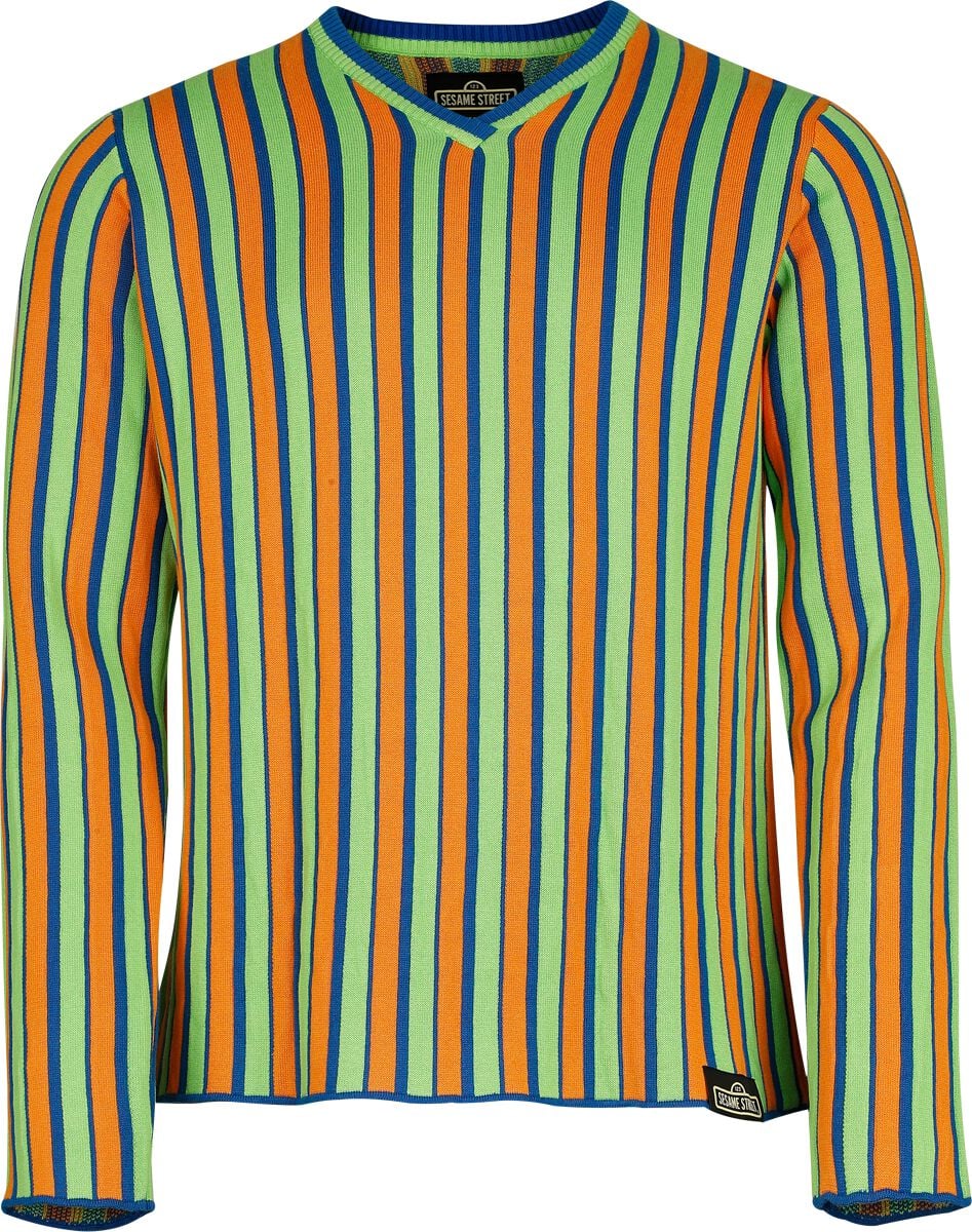Pull tricoté  de Sesame Street - Bert - S à 3XL - pour Homme - multicolore - Sesame Street