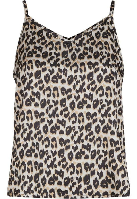 Top  de Urban Classics - Leo - Débardeur Femme - XS à M - pour Femme - léopard - Urban Classics