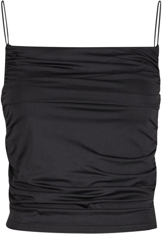 Top  de Urban Classics - Waterfall - Haut Jersey - L à XL - pour Femme - noir - Urban Classics
