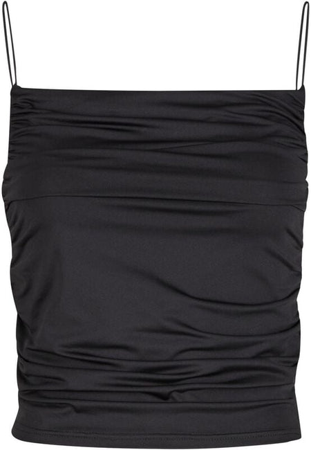 Top  de Urban Classics - Waterfall - Haut Jersey - L à XL - pour Femme - noir - Urban Classics