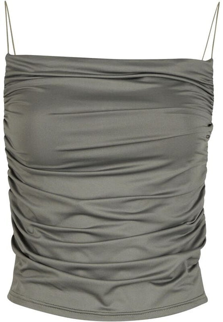 Top  de Urban Classics - Waterfall - Haut Jersey - M à XL - pour Femme - olive - Urban Classics