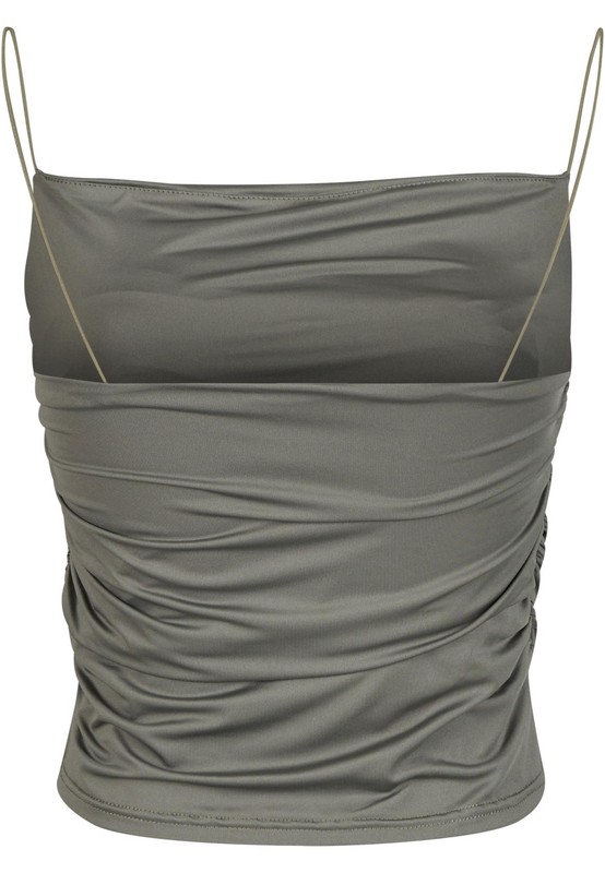 Top  de Urban Classics - Waterfall - Haut Jersey - M à XL - pour Femme - olive - Urban Classics - View 2