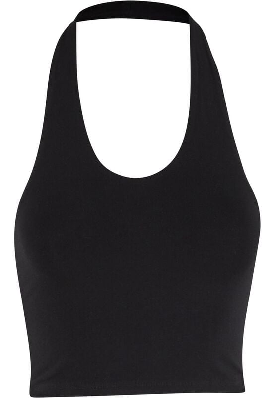Top  de Urban Classics - Haut Dos-Nu Jersey - XS à XL - pour Femme - noir - Urban Classics