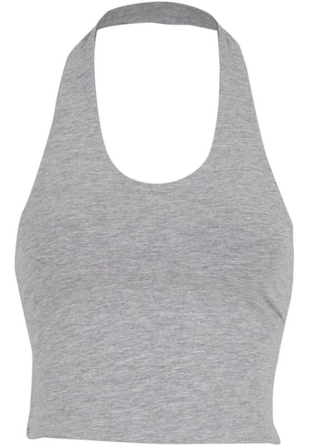 Top  de Urban Classics - Haut Dos-Nu Jersey - XS à XL - pour Femme - gris chiné - Urban Classics