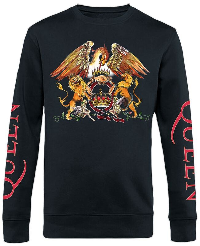 T-shirt manches longues  de Queen - Loyal Emblem - S à 3XL - pour Homme - noir - Queen