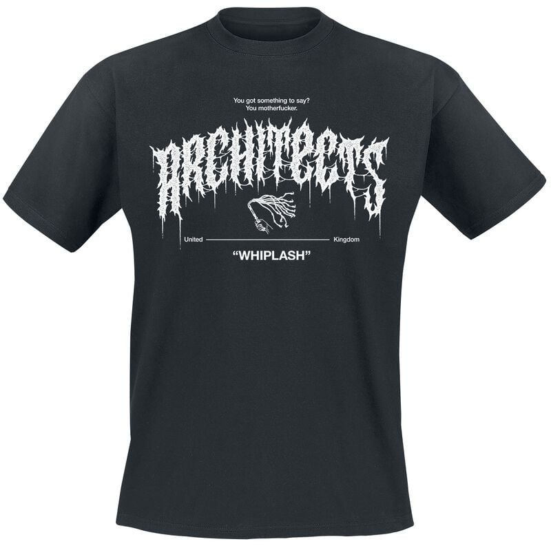 T-Shirt Manches courtes  de Architects - Whiplash Crown - S à 3XL - pour Homme - noir - Architects