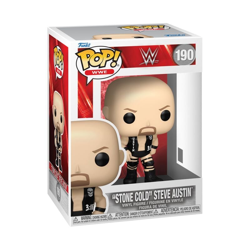 WWE - Stone Cold - Steve Austin - Funko Pop! n°190 - Funko Pop! - Funko Shop Europe - WWE