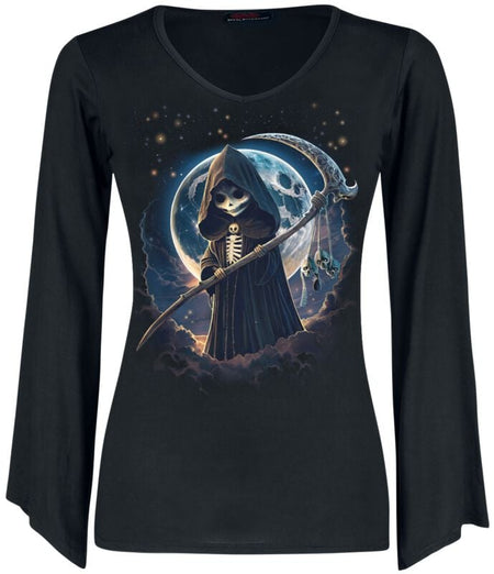 T-shirt manches longues  de Spiral - Reaperette - S à XL - pour Femme - noir - Spiral