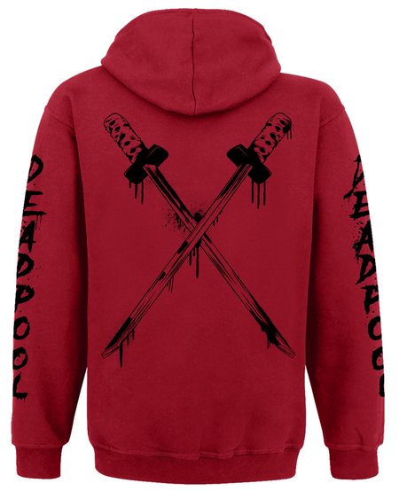 Sweat-shirt zippé à capuche Disney de Deadpool - Logo - S à XXL - pour Homme - rouge - Deadpool - View 2