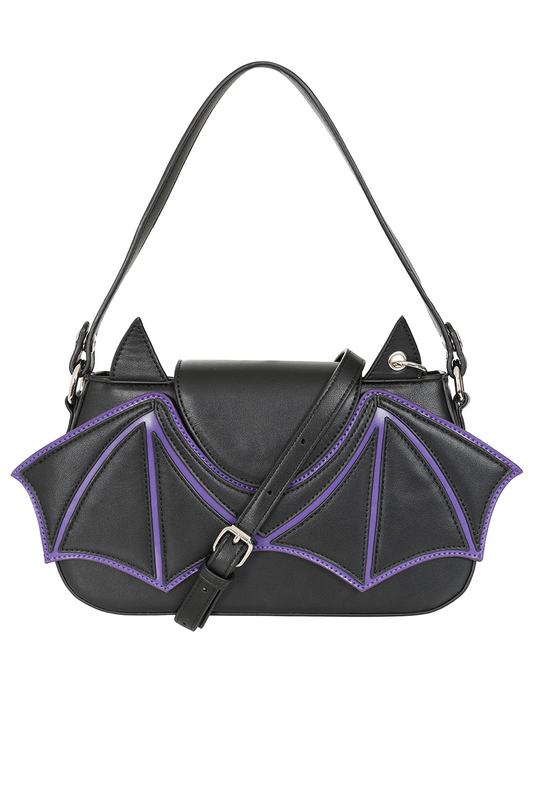 Sac à main Gothic de Banned Alternative - Batwing Charm - pour Femme - noir/lilas - Banned Alternative - View 2