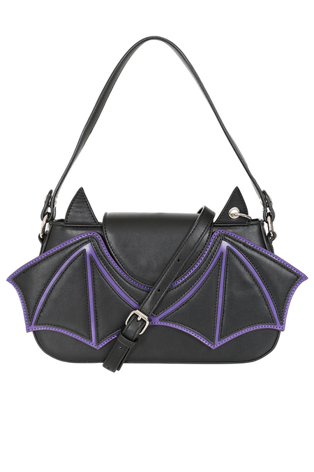 Sac à main Gothic de Banned Alternative - Batwing Charm - pour Femme - noir/lilas - Banned Alternative - View 2
