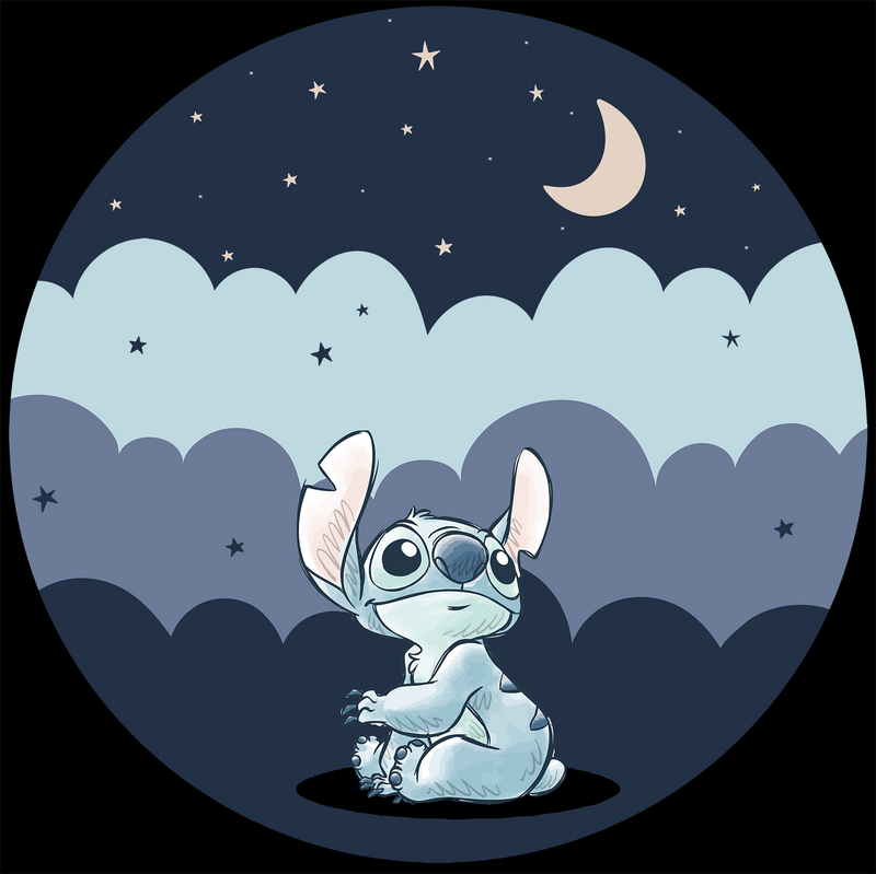 T-Shirt Manches courtes Disney de Lilo & Stitch - Moonlover - S à XXL - pour Femme - noir - Lilo & Stitch - View 2