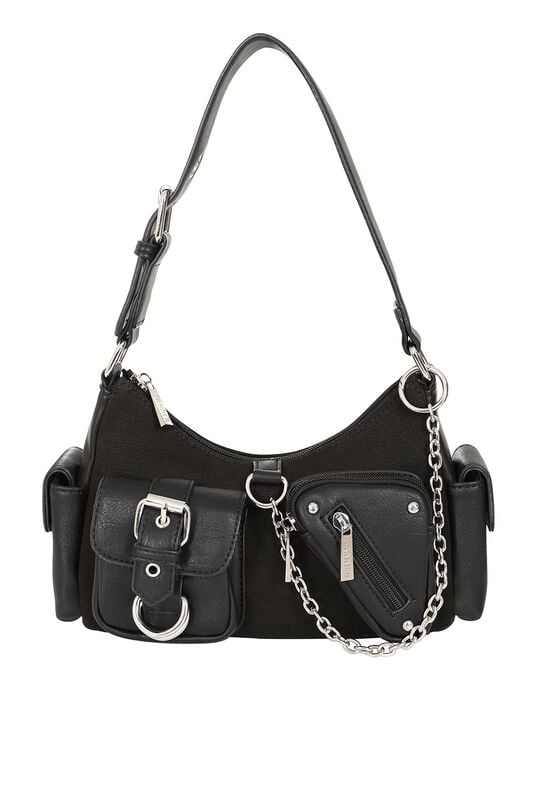 Sac à main Gothic de Banned Alternative - Shadow Pop - pour Femme - noir/argent - Banned Alternative