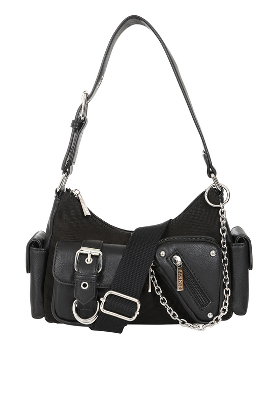 Sac à main Gothic de Banned Alternative - Shadow Pop - pour Femme - noir/argent - Banned Alternative - View 2