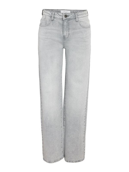 Jean  de Noisy May - NMYOLANDA NW AZ277LG FWD NOOS - Jean Ample - W26L32 à W29L32 - pour Femme - gris - Noisy May