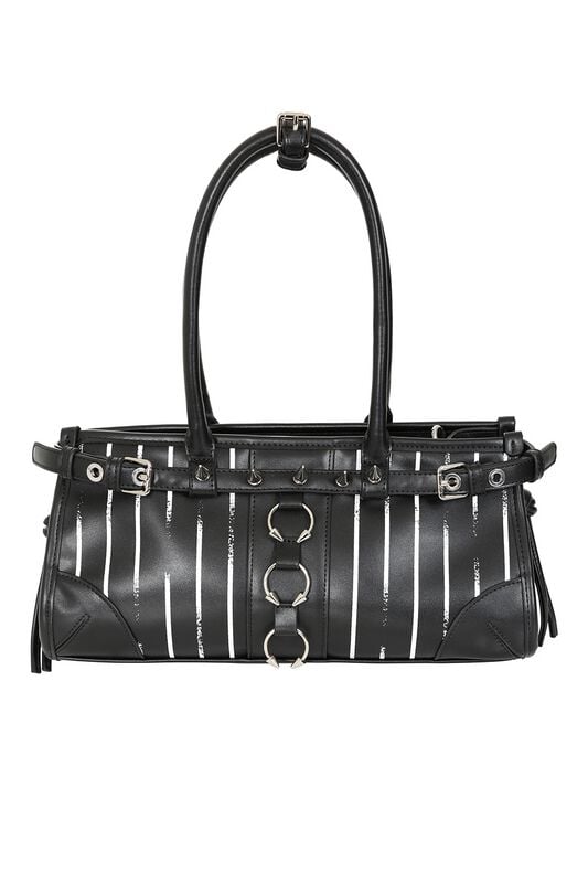 Sac à main Gothic de Banned Alternative - Blackthorne - pour Femme - noir/blanc - Banned Alternative