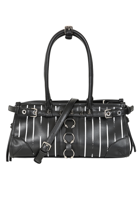Sac à main Gothic de Banned Alternative - Blackthorne - pour Femme - noir/blanc - Banned Alternative - View 2