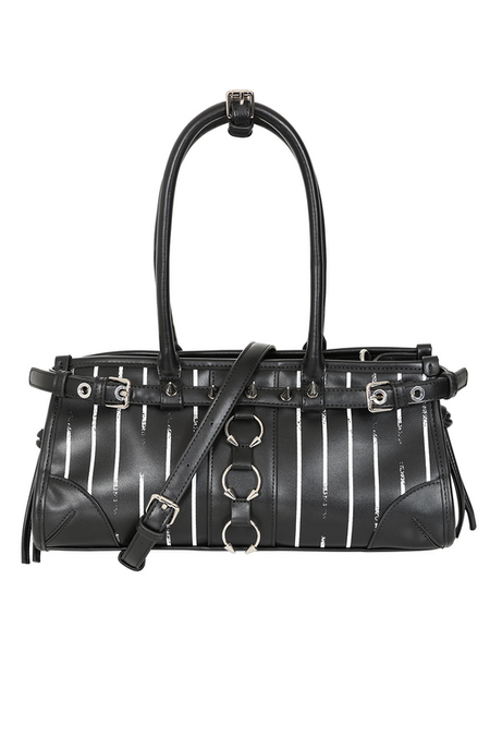 Sac à main Gothic de Banned Alternative - Blackthorne - pour Femme - noir/blanc - Banned Alternative - View 2