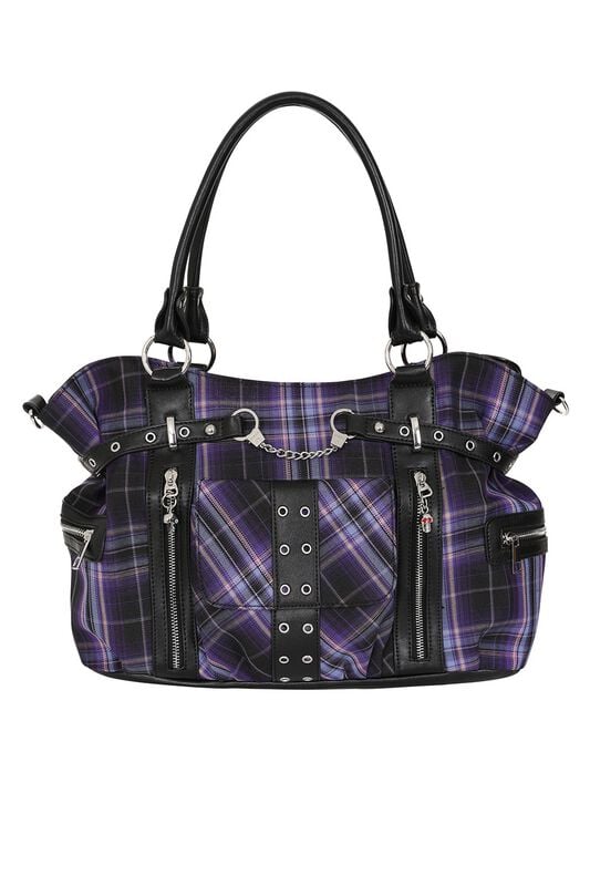 Sac à main Gothic de Banned Alternative - Rise Up - pour Femme - noir/lilas - Banned Alternative
