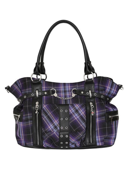 Sac à main Gothic de Banned Alternative - Rise Up - pour Femme - noir/lilas - Banned Alternative