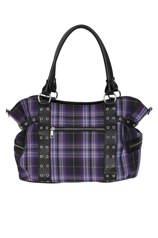 Sac à main Gothic de Banned Alternative - Rise Up - pour Femme - noir/lilas - Banned Alternative - View 2