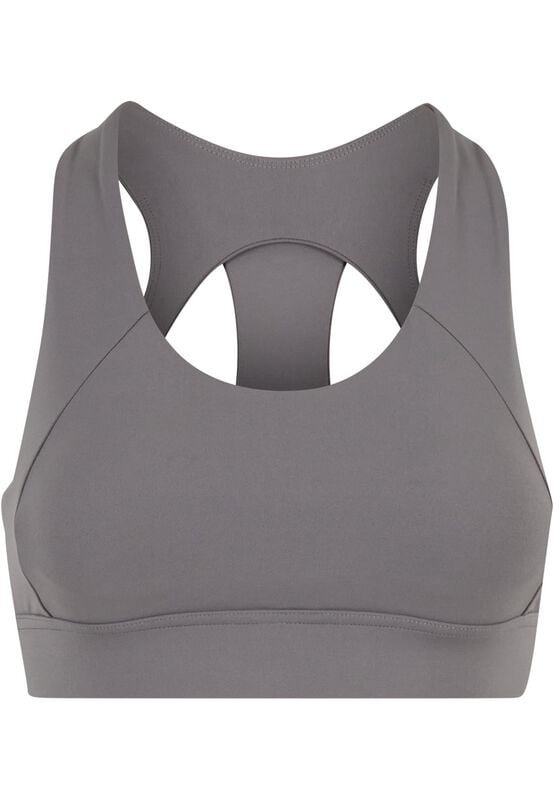 Bustier  de Urban Classics - Soutien-Gorge De Sport - XS à S - pour Femme - gris - Urban Classics