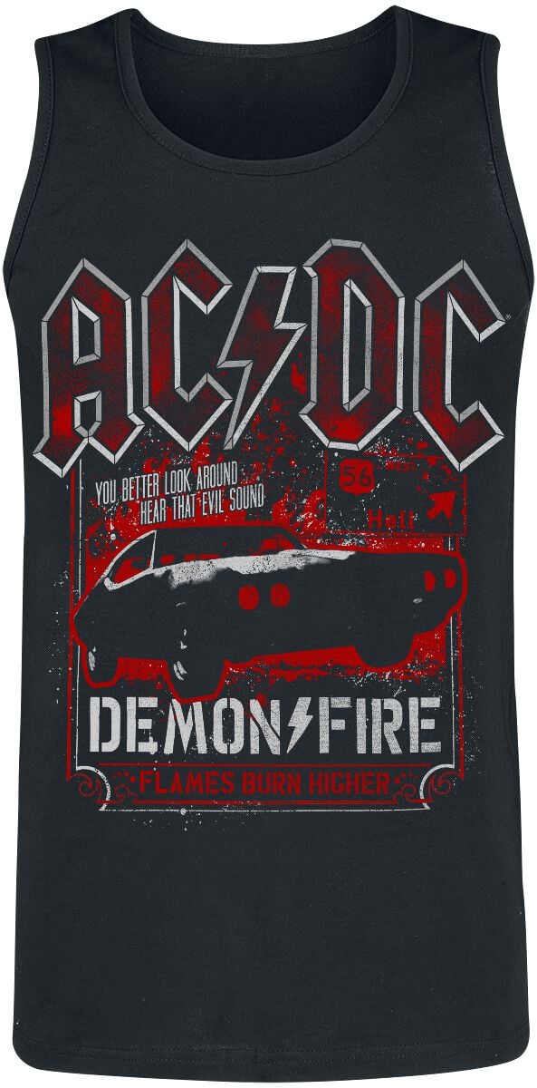 Débardeur  de AC/DC - Demon Fire Hell - S à 4XL - pour Homme - noir - AC/DC