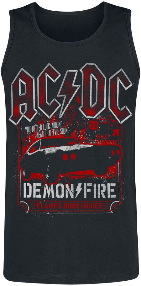 Débardeur  de AC/DC - Demon Fire Hell - S à 4XL - pour Homme - noir - AC/DC
