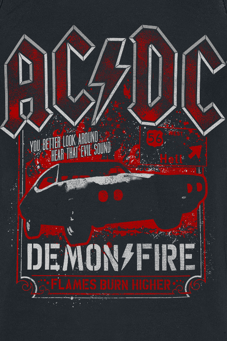 Débardeur  de AC/DC - Demon Fire Hell - S à 4XL - pour Homme - noir - AC/DC - View 2