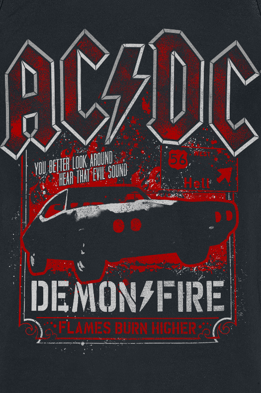 Débardeur  de AC/DC - Demon Fire Hell - S à 4XL - pour Homme - noir - AC/DC - View 2