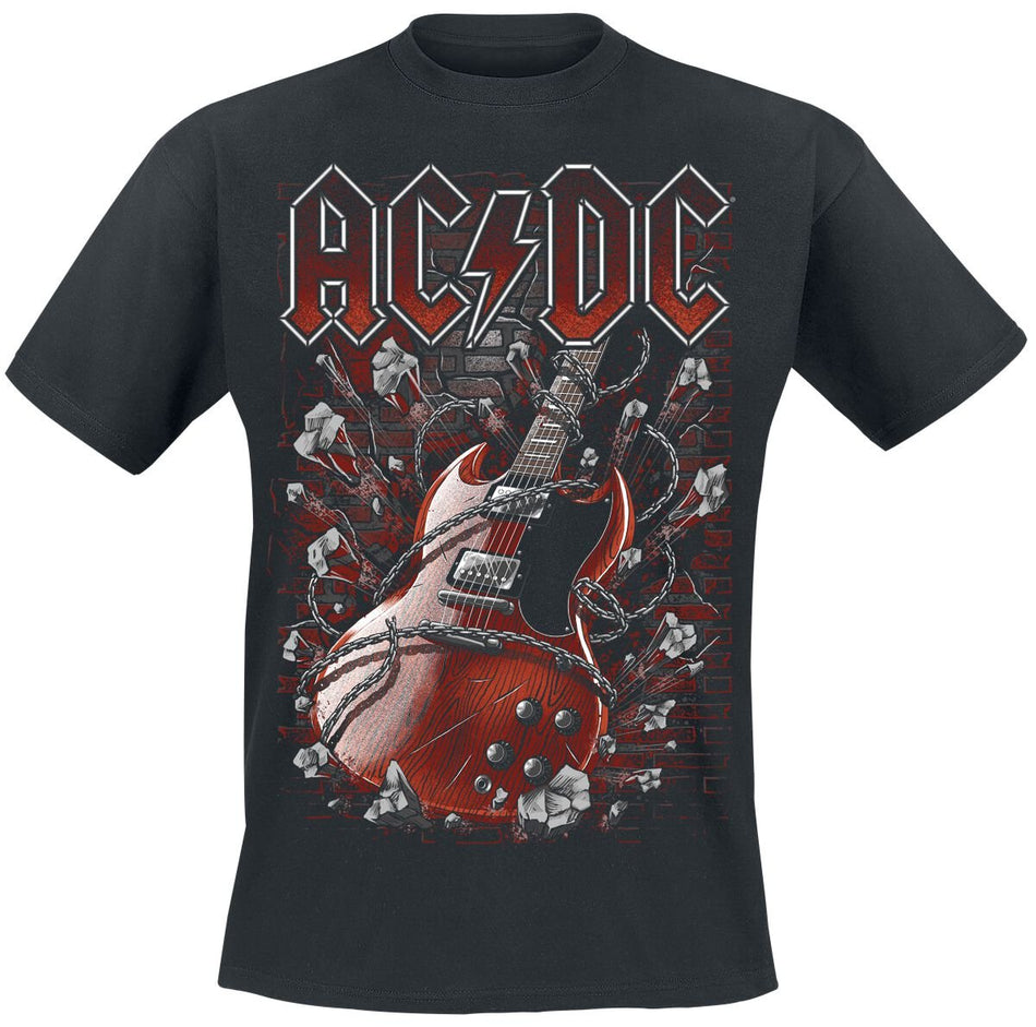 T-Shirt Manches courtes  de AC/DC - Breaking The Wall - S à 4XL - pour Homme - noir - AC/DC