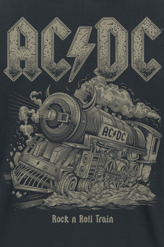 T-Shirt Manches courtes  de AC/DC - RNR Train - S à 4XL - pour Homme - noir - AC/DC - View 2