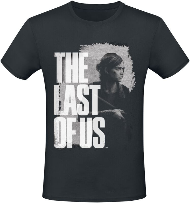 T-Shirt Manches courtes Gaming de The Last Of Us - Ellie - S à XXL - pour Homme - noir - The Last Of Us