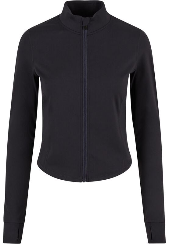 Haut de survêtement  de Urban Classics - Veste de Sport - XS à XL - pour Femme - noir - Urban Classics