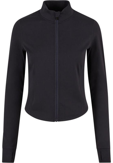 Haut de survêtement  de Urban Classics - Veste de Sport - XS à XL - pour Femme - noir - Urban Classics