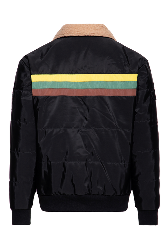 Manteau d'hiver Rockabilly de King Kerosin - California Puffer Jacket - S à 4XL - pour Homme - noir - King Kerosin - View 2