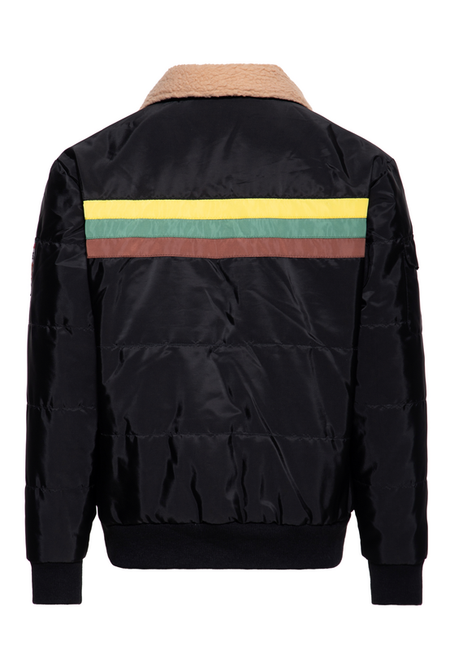 Manteau d'hiver Rockabilly de King Kerosin - California Puffer Jacket - S à 4XL - pour Homme - noir - King Kerosin - View 2