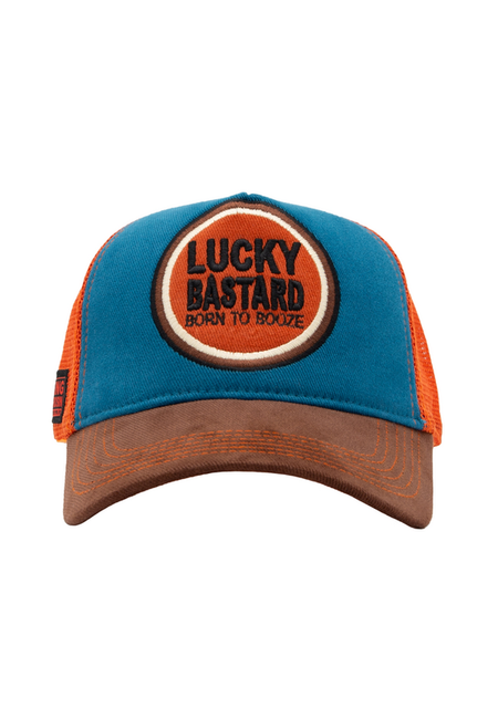 Casquette Rockabilly de King Kerosin - Lucky Bastard Trucker - pour Unisexe - pétrole - King Kerosin - View 2