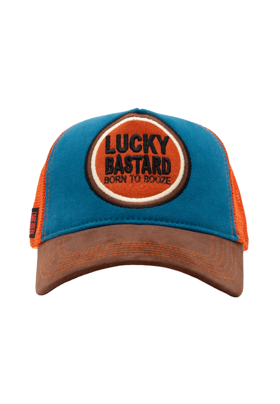 Casquette Rockabilly de King Kerosin - Lucky Bastard Trucker - pour Unisexe - pétrole - King Kerosin - View 2