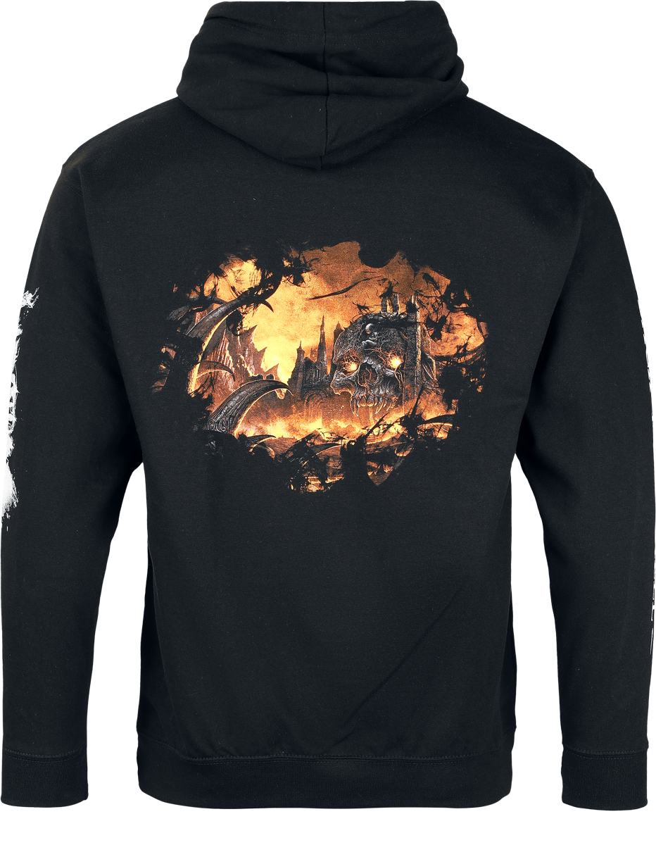 Sweat-shirt à capuche  de Caliban - Back From Hell - S à 3XL - pour Homme - noir - Caliban - View 2