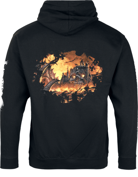 Sweat-shirt à capuche  de Caliban - Back From Hell - S à 3XL - pour Homme - noir - Caliban - View 2
