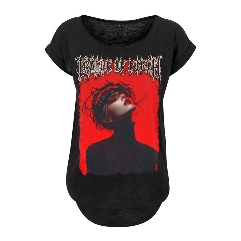 T-Shirt Manches courtes  de Cradle Of Filth - Bathe Me In Blood - S à L - pour Femme - noir - Cradle Of Filth