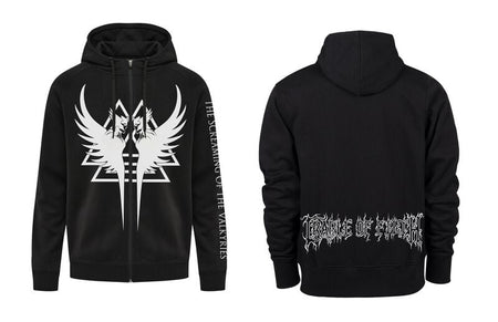 Sweat-shirt zippé à capuche  de Cradle Of Filth - Valkyrie - S à M - pour Homme - noir - Cradle Of Filth