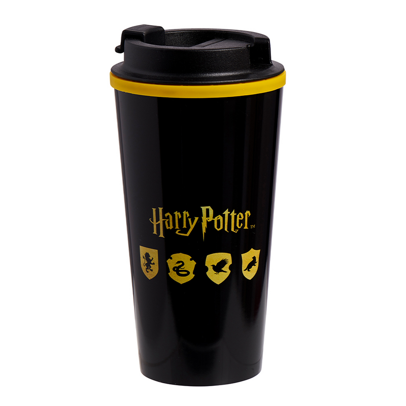 Gobelet  de Harry Potter - Poudlard - pour Unisexe - noir/jaune - Harry Potter - View 2