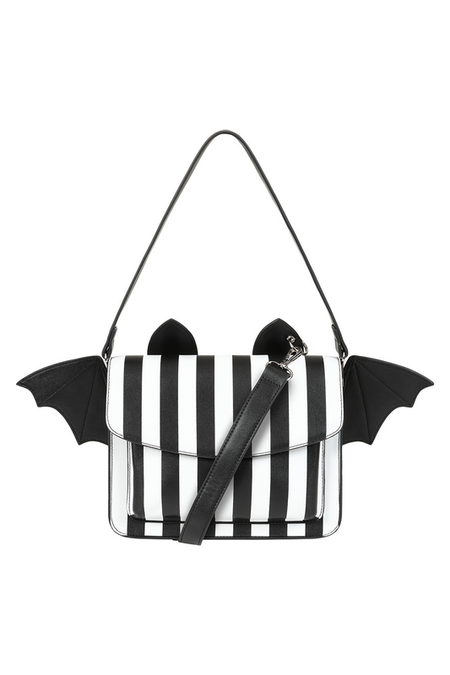 Sac à main Gothic de Banned Alternative - Catacomb Bat - pour Femme - noir/blanc - Banned Alternative - View 2