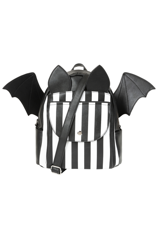Sac à dos Gothic de Banned Alternative - Nightfall Bat - pour Femme - noir/blanc - Banned Alternative - View 2