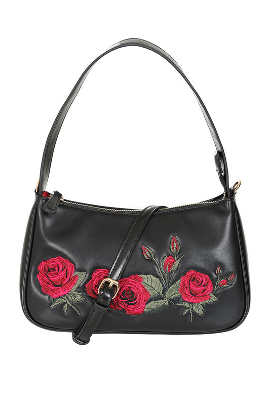 Sac à main  de Banned Retro - Rose Garden - pour Femme - noir/rouge - Banned Retro - View 2