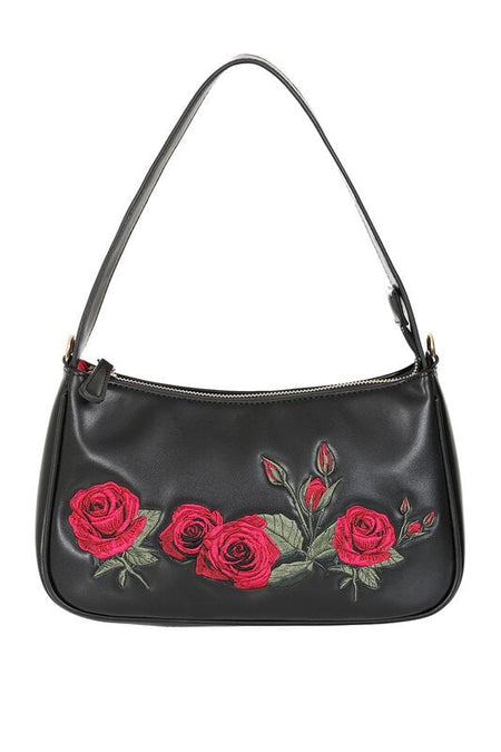 Sac à main  de Banned Retro - Rose Garden - pour Femme - noir/rouge - Banned Retro