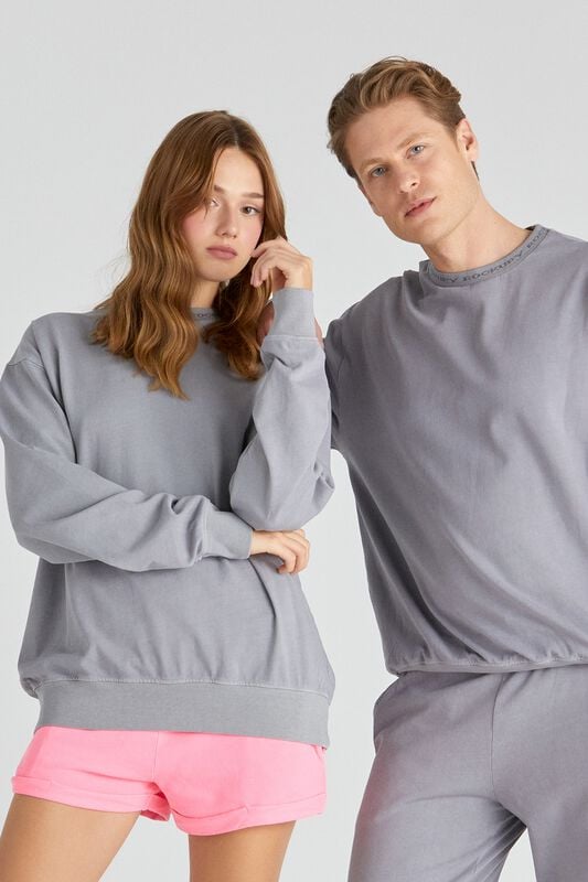 Sweat-shirt  de Rockupy - Lightness 1 - Makana - Haut Manches-Longues - XS à L - pour Unisexe - gris - Rockupy